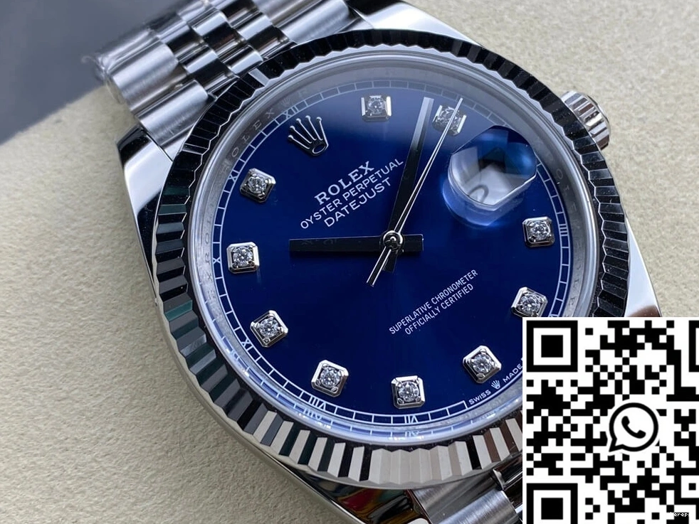Datejust Dial M126334-0016 Factory Clean Blue Rolex 0407